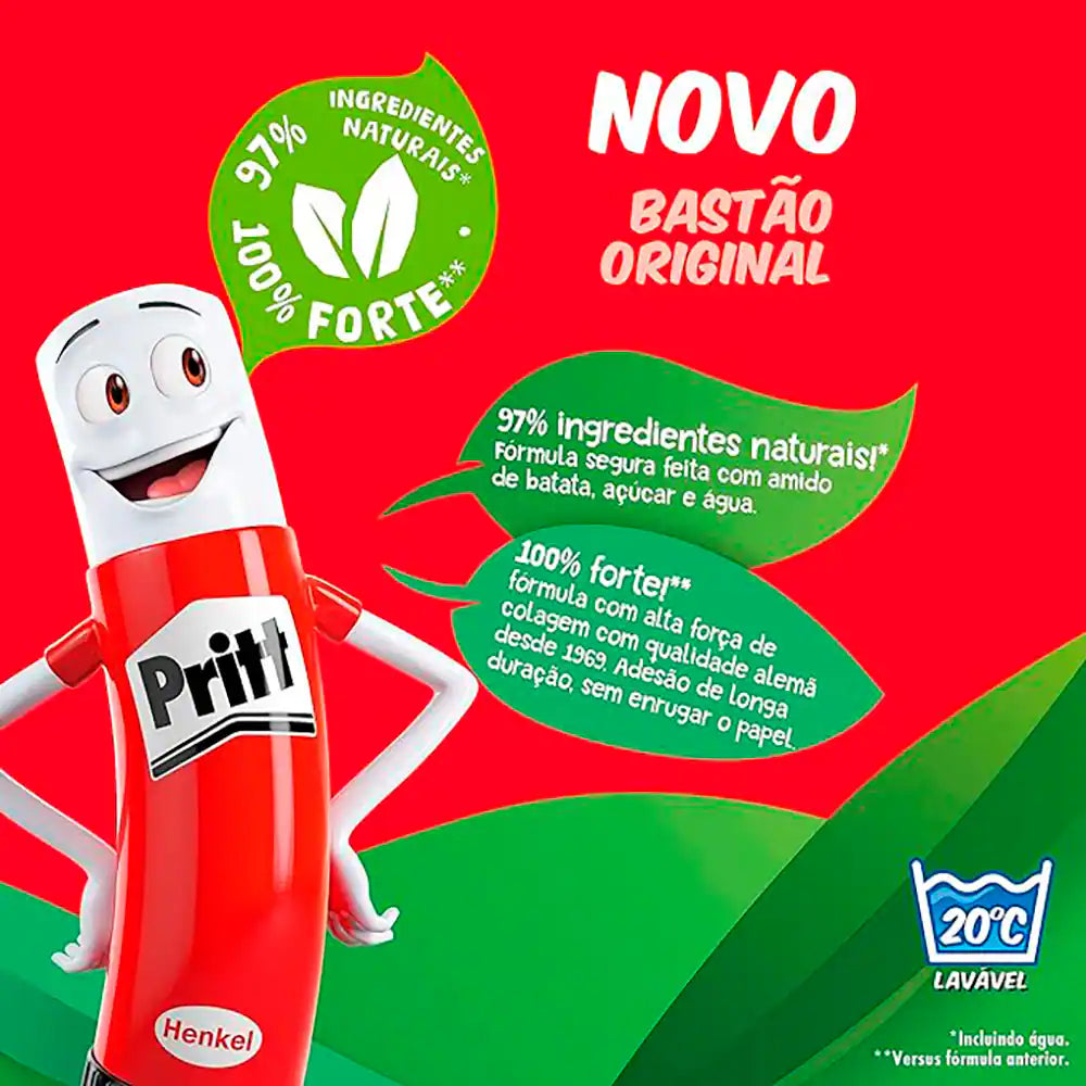 26 - Cola em bastão 40g Pritt 1905654 Henkel CX 5 UN