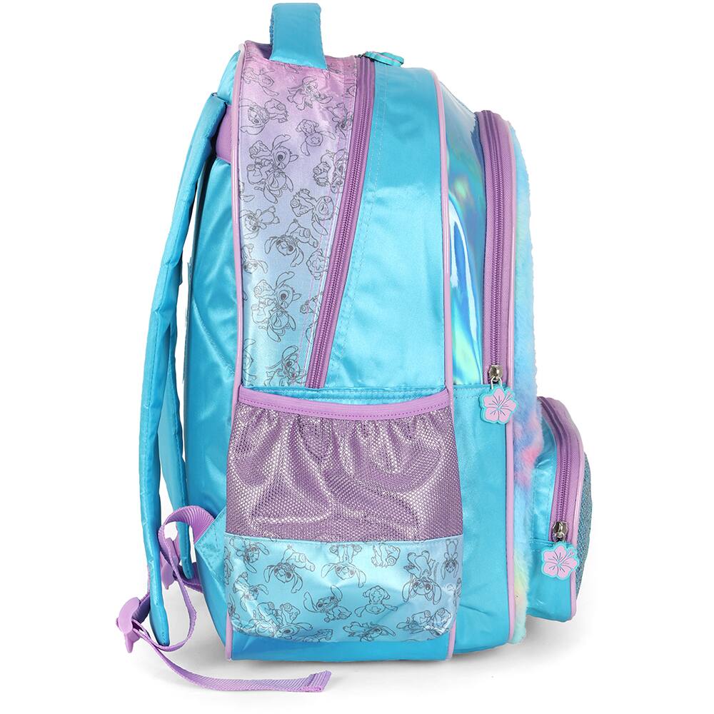 38 - Mochila Escolar Infantil de Stitch Azul, Luxcel PT 1 UN