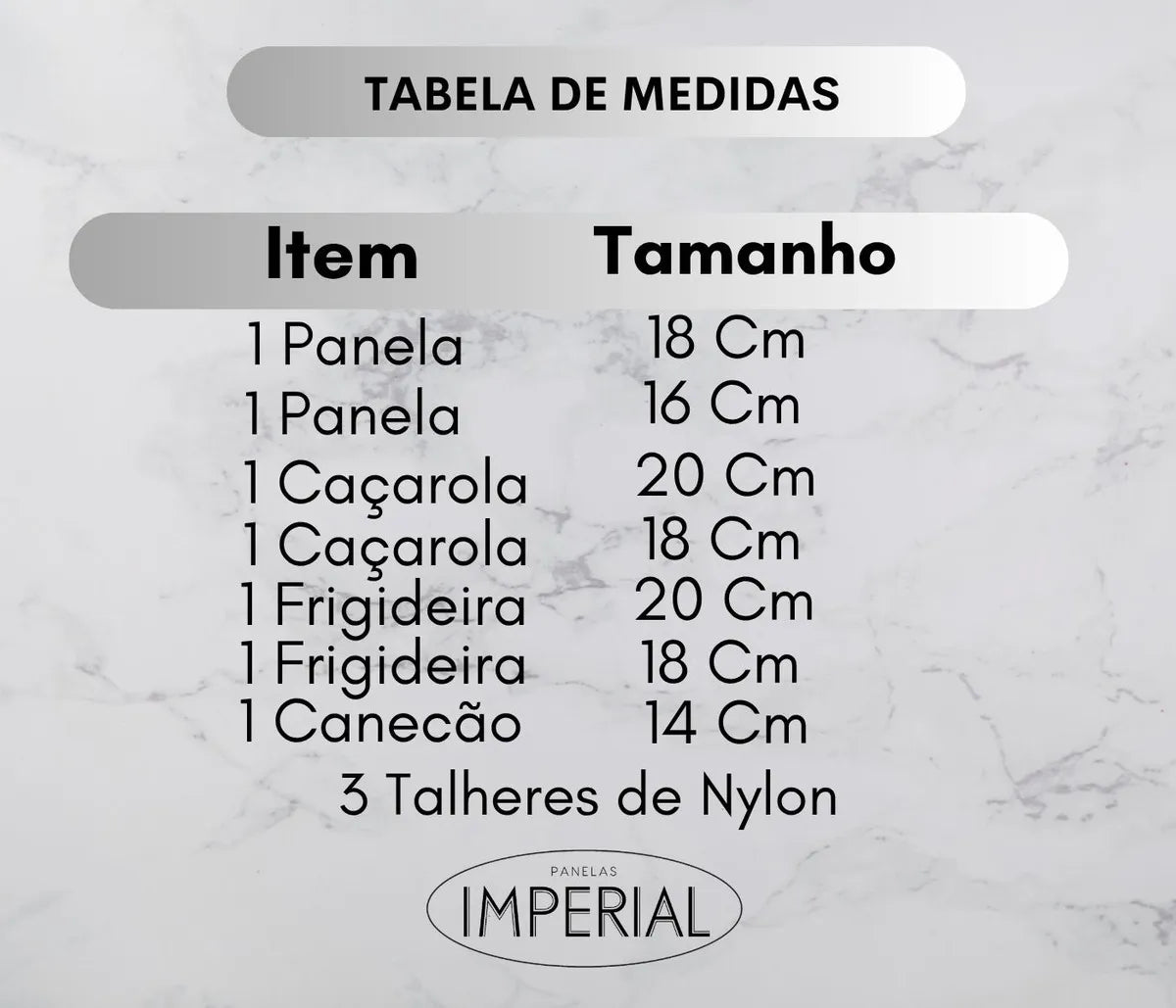 47 - Conjunto de panelas antiaderente 10 peças Coffee cappuccino Imperia