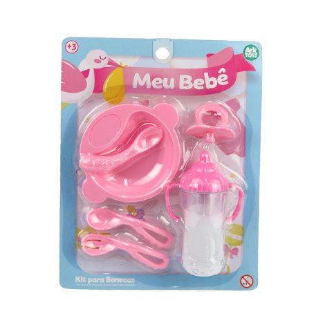 Acessórios Para Boneca 06 Peças MEU Bebê Refeição