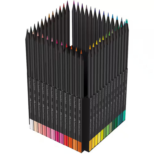 !- Lápis De Cor redondo Supersoft, 50 Cores, Faber-Castell - ET 50 UN