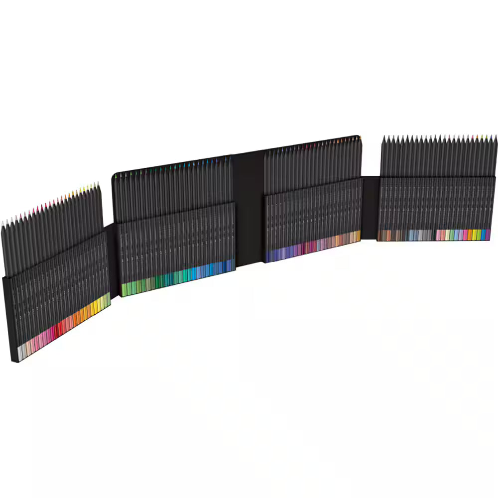 3-Lápis De Cor redondo Supersoft, 100 Cores, Faber-Castell - ET 100 UN