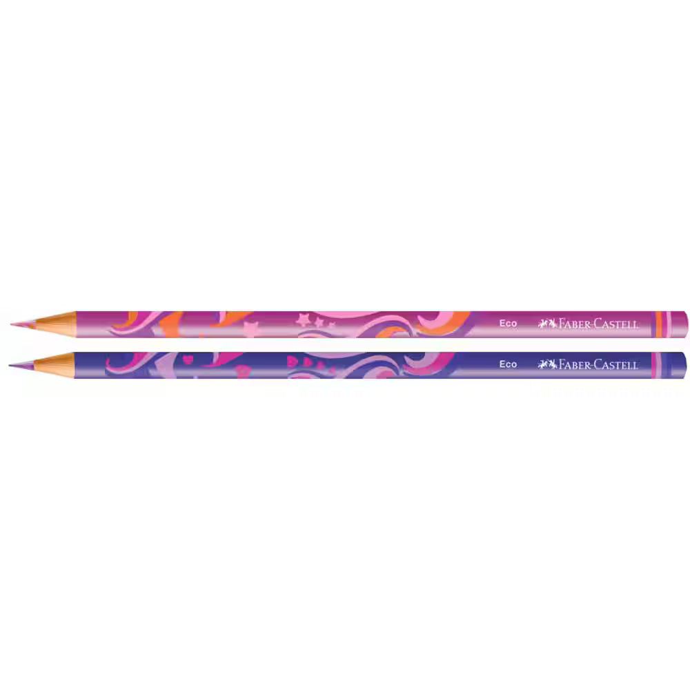 19 - Lápis de Cor Unicórnio, 12 Cores, + 2 Cores misturinhas, Faber-Castell - CX 14 UN