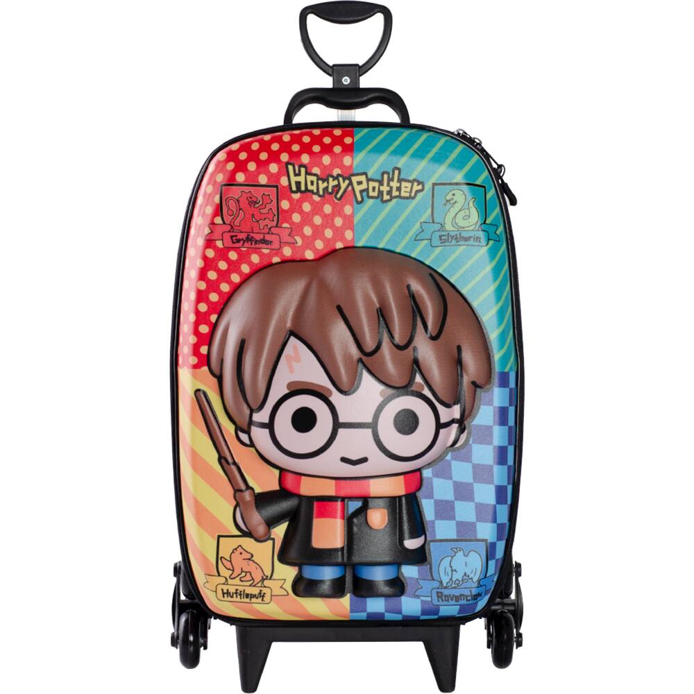 35 - Mochila Escolar Infantil de Rodinhas em EVA, Harry Potter, Maxtoy - PT 1 UN