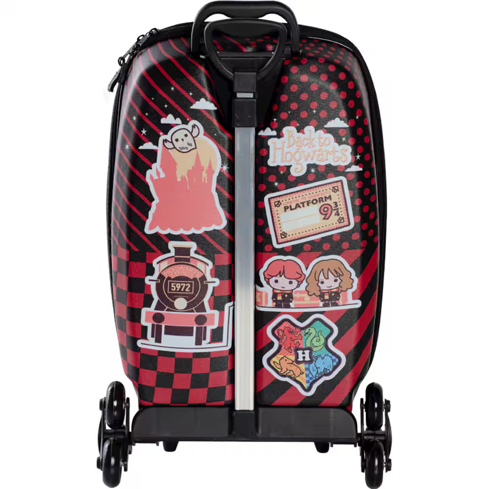 35 - Mochila Escolar Infantil de Rodinhas em EVA, Harry Potter, Maxtoy - PT 1 UN