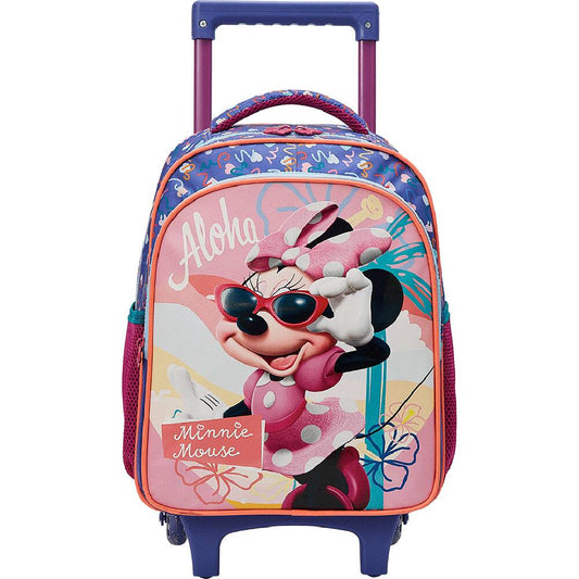 45 - Mochila Escolar Infantil de Rodinhas Minnie Disney 13230 Xeryus PT 1 UN