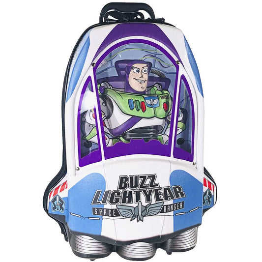 44 - Mochila Escolar Infantil de Rodinhas Lightyear Disney em EVA Maxtoy PT 1 UN