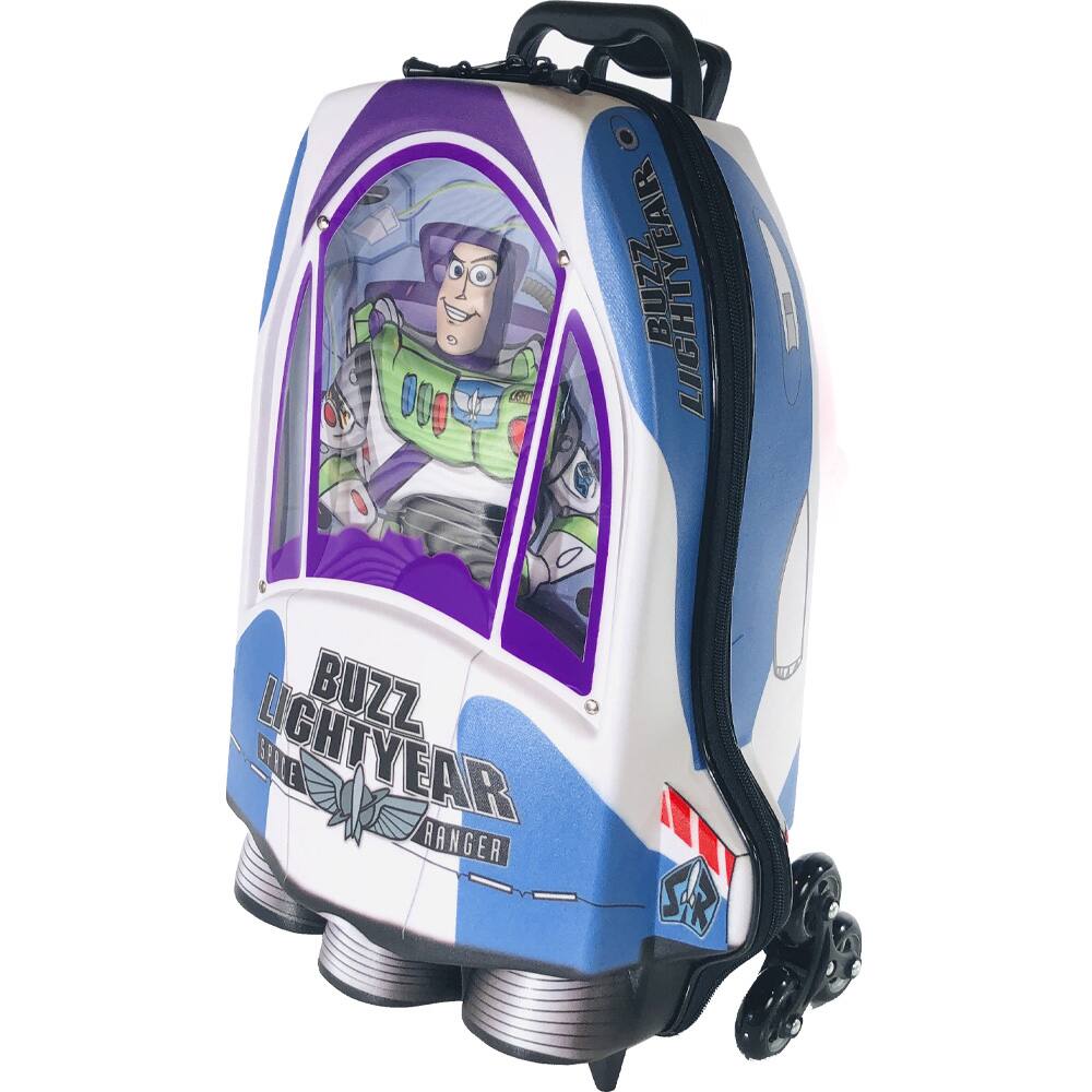 44 - Mochila Escolar Infantil de Rodinhas Lightyear Disney em EVA Maxtoy PT 1 UN
