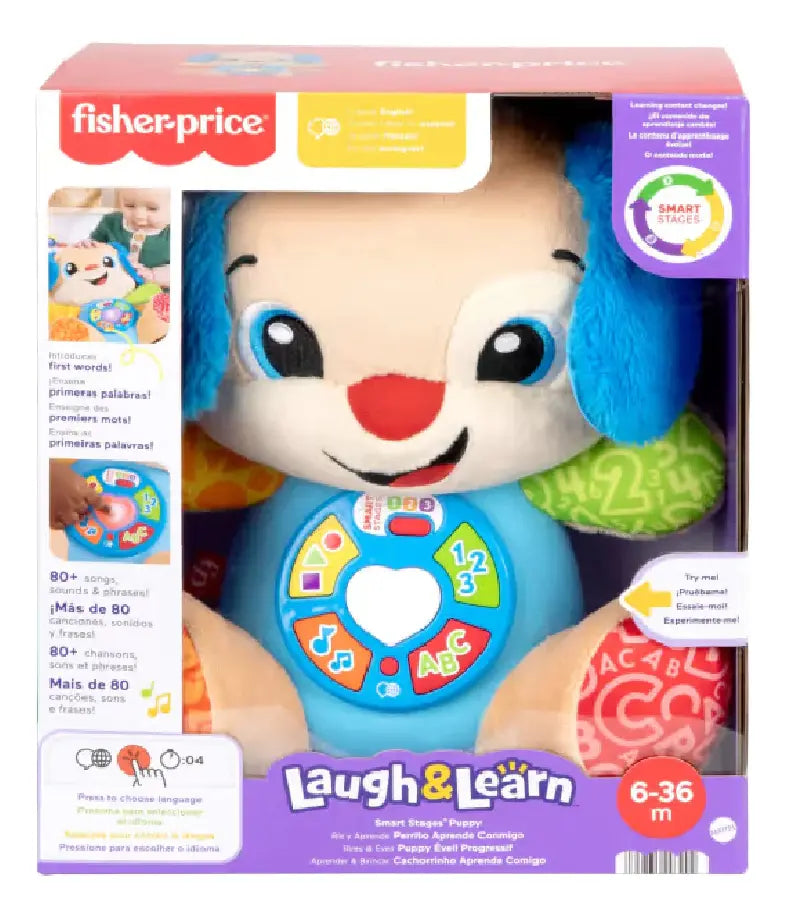 Brinquedo para Bebês Cachorrinho Aprende Comigo Fisher-Price