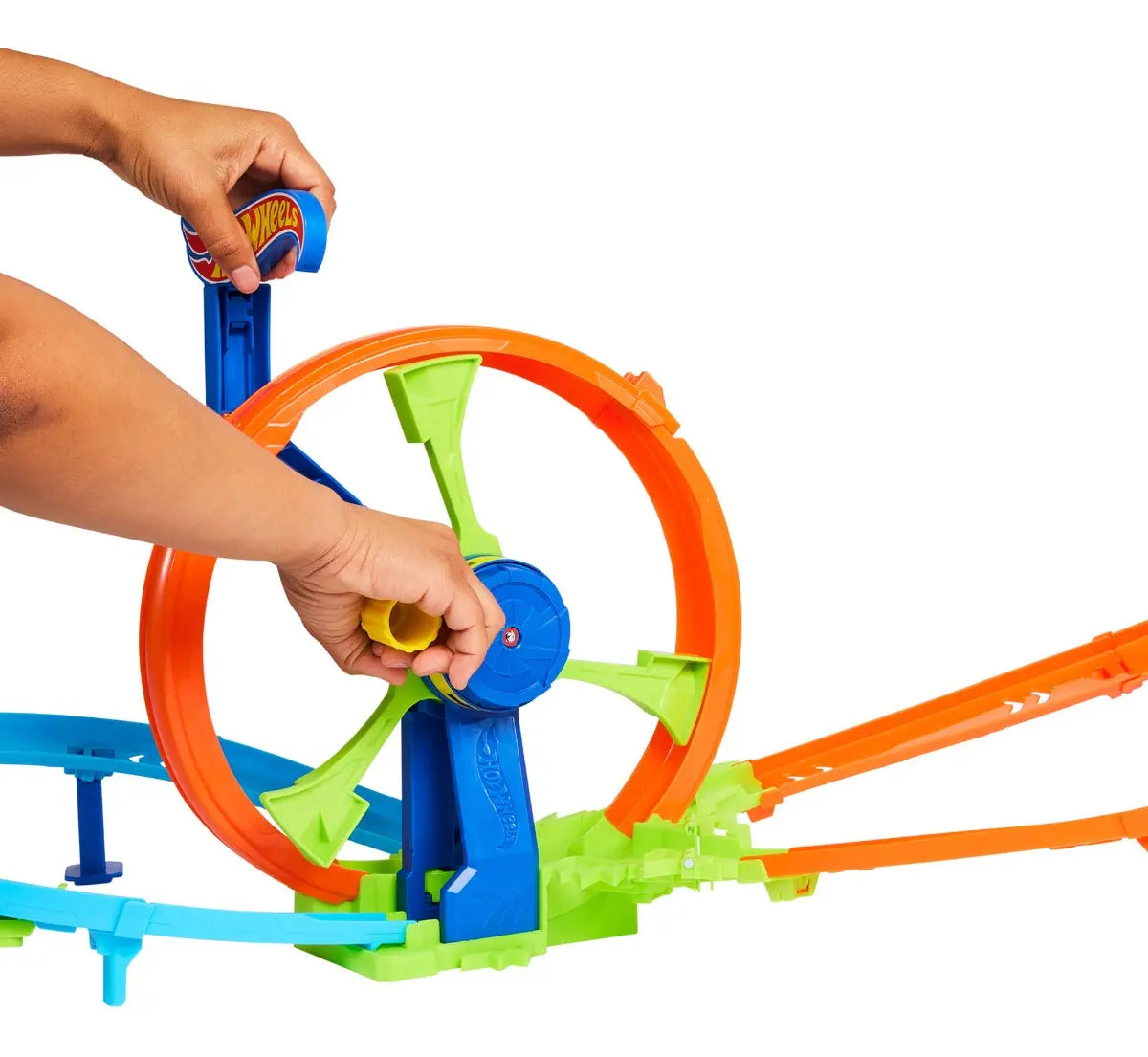 Hot Wheels Pista de Brinquedo Desafio Turbina de Ação