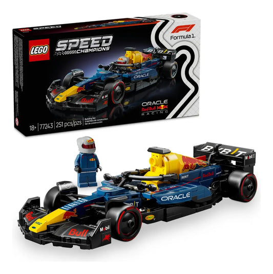 69  - Carro De Corrida com Piloto RB20 Oracle Red Bull Racing Formula 1 77243 Lego