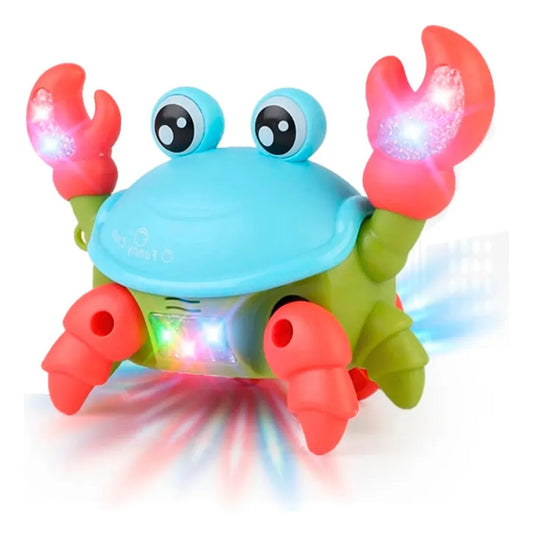 68 - Caranguejo Brinquedo Fujão Sensor Dança E Som Eletrônico Top