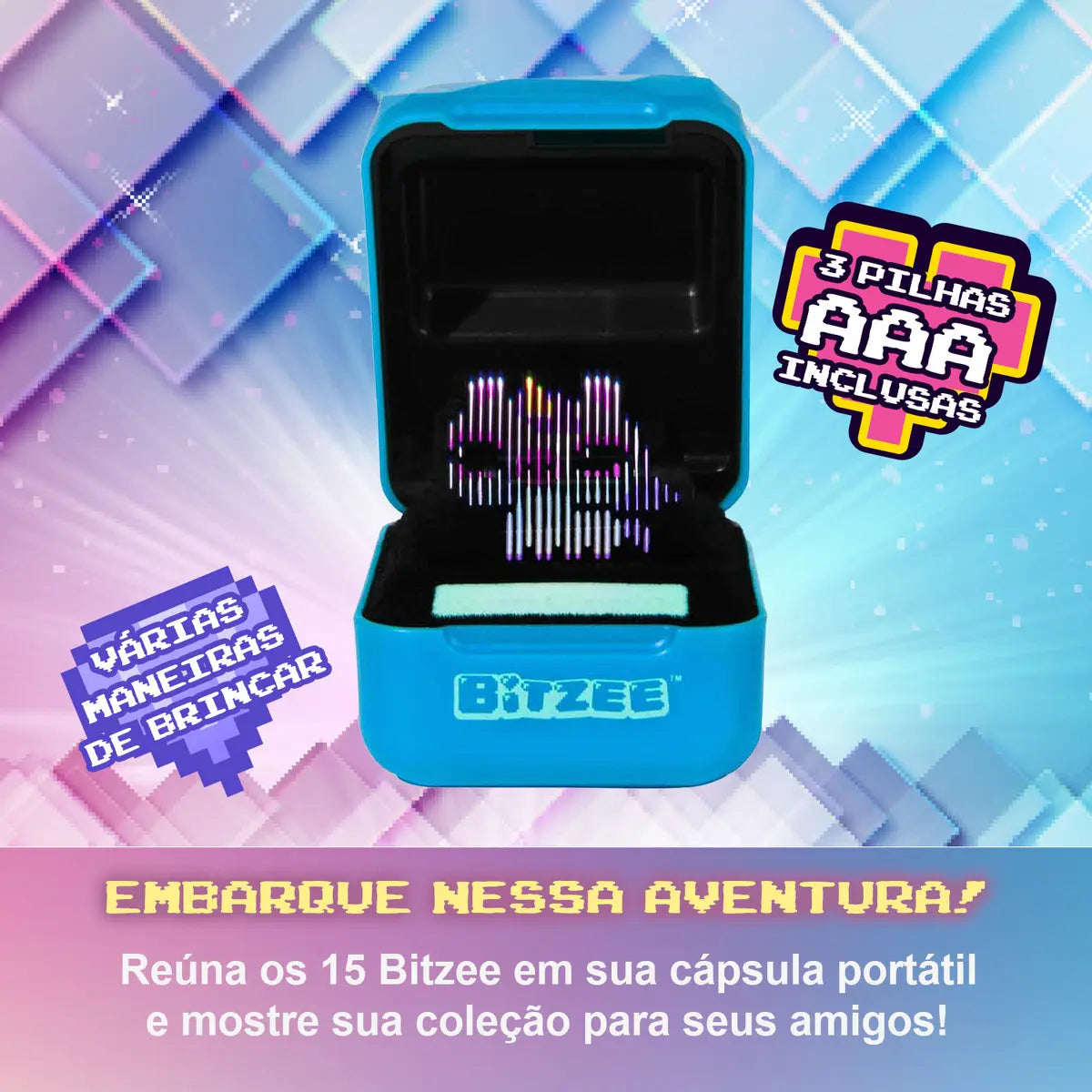 Pet Mágico Virtual Interativo Bitzee 3815 Sunny Brinquedos