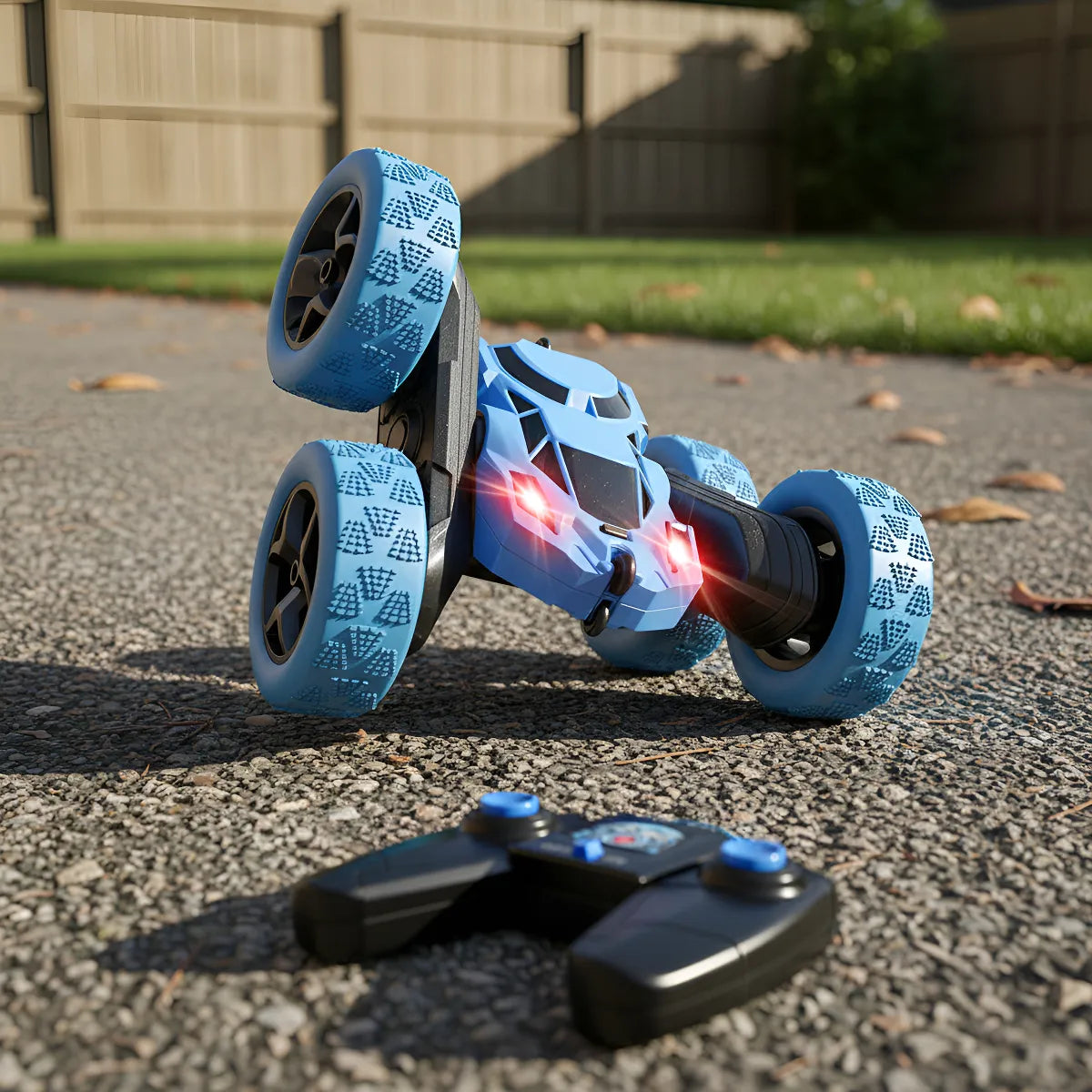 60 - Carrinho Pirueta Quick Run 360° Com Led Para Crianças
