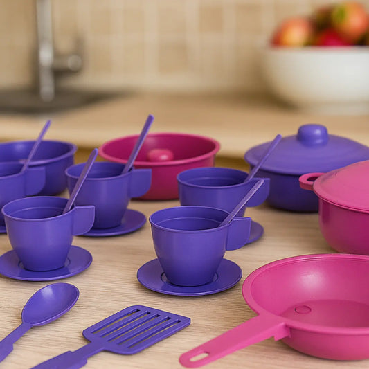 72 - Kit Cozinha Brinquedo Infantil 31 Pçs Panelinhas Acessórios