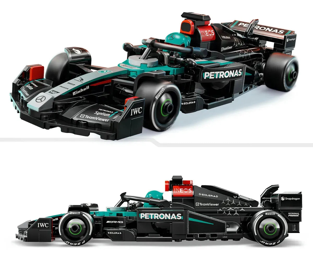 LEGO Speed Champions Carro de Corrida Mercedes-AMG F1 W15 77244; Carro de Fórmula 1 de Brinquedo para Montar e Colecionar