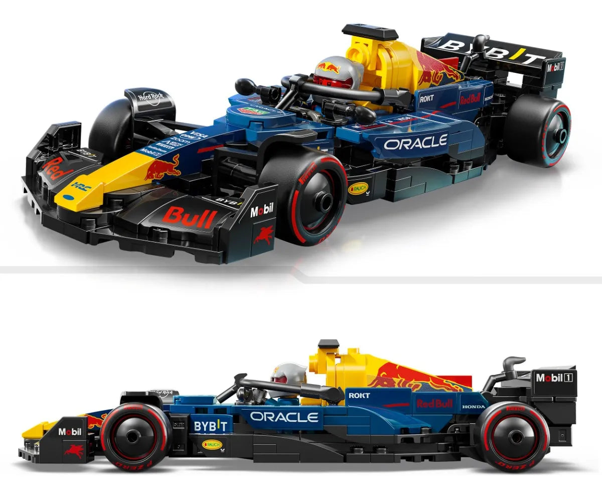 69  - Carro De Corrida com Piloto RB20 Oracle Red Bull Racing Formula 1 77243 Lego